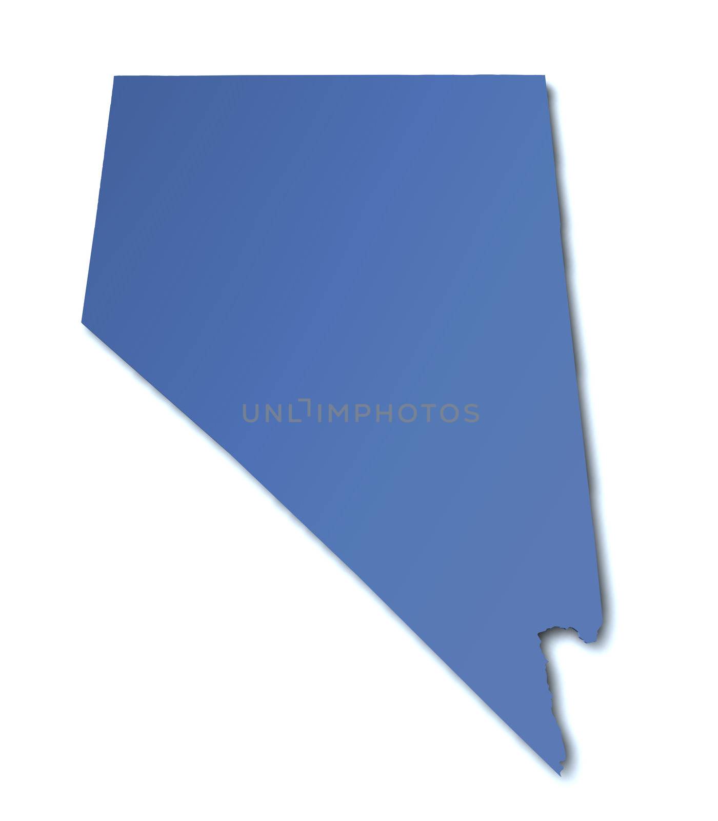 Map of Nevada - USA