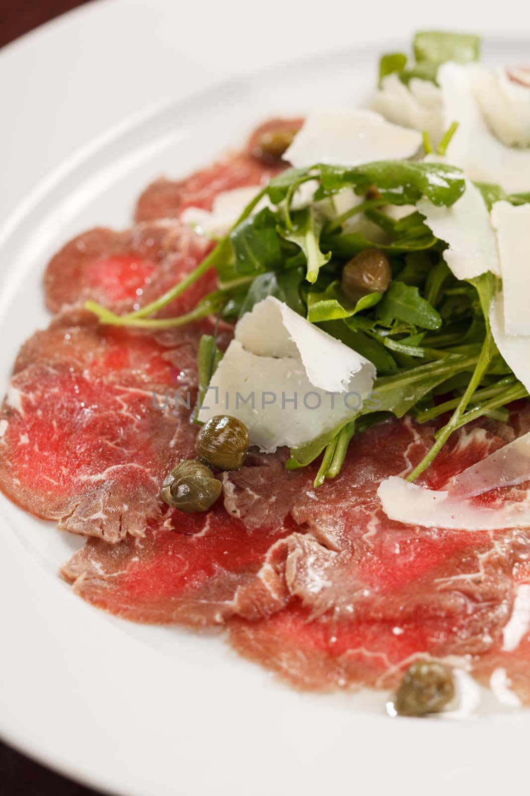 Meat Carpaccio with Parmesan Cheese  by shebeko