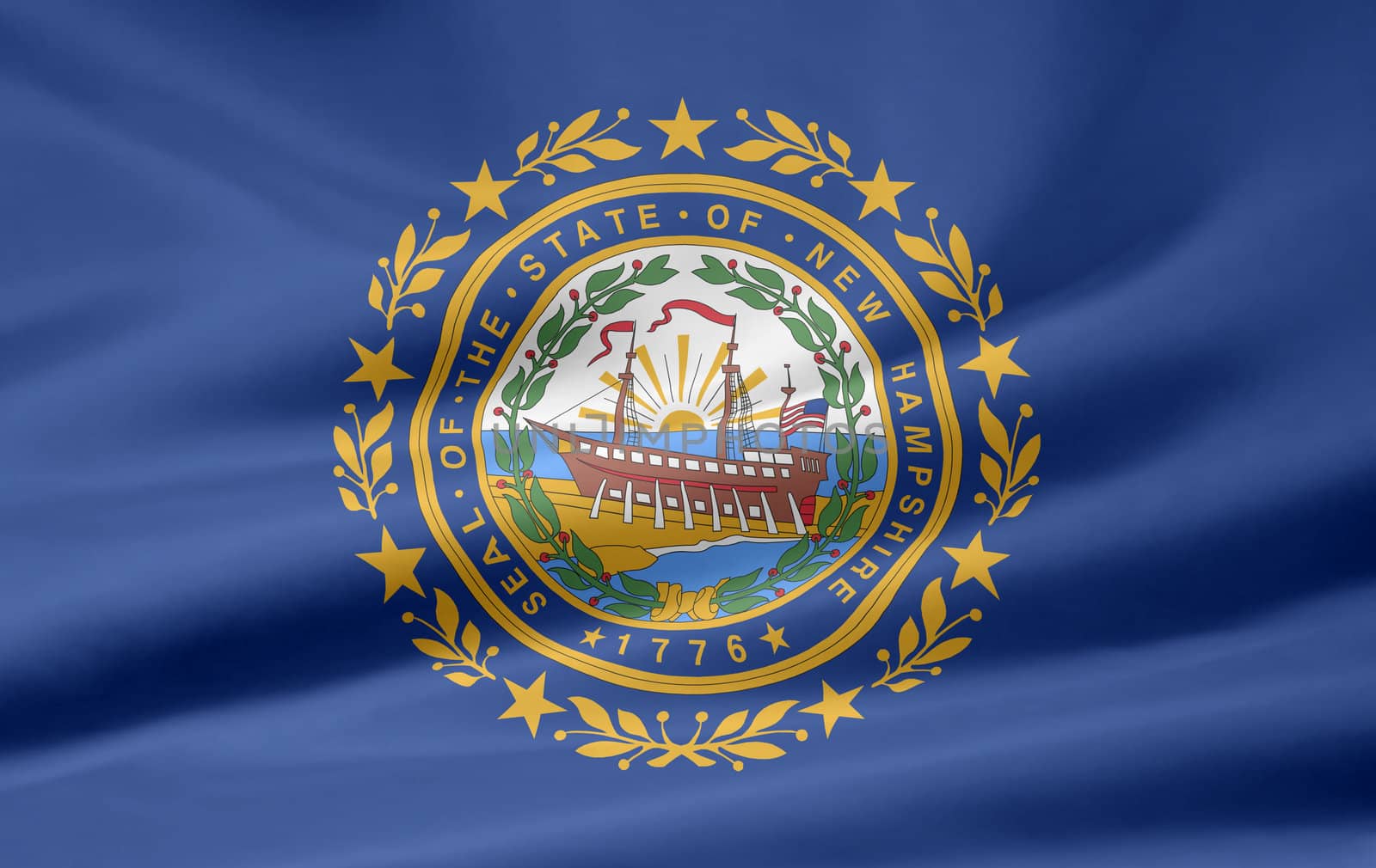Flag of New Hampshire - USA by joggi2002