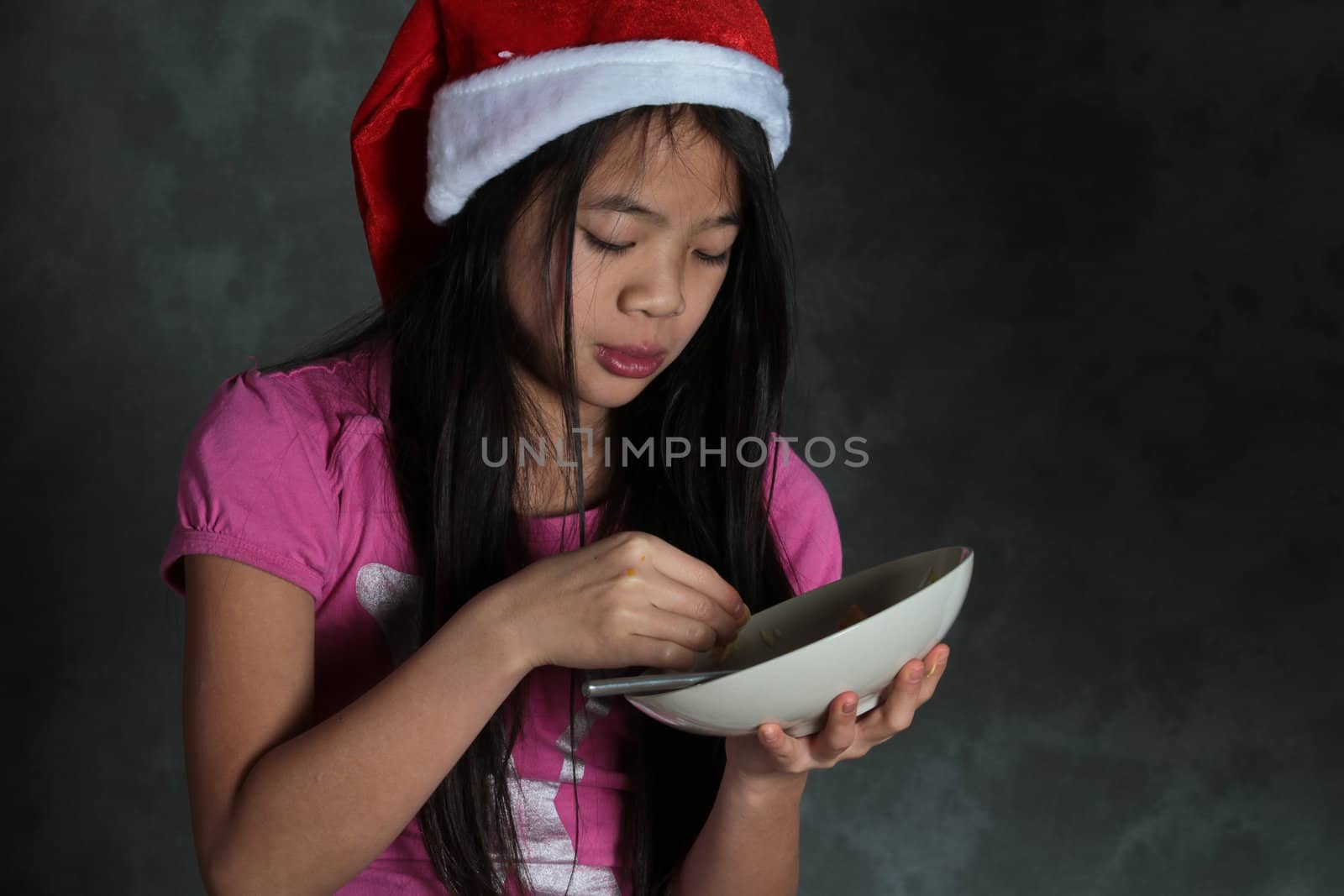 girl eating