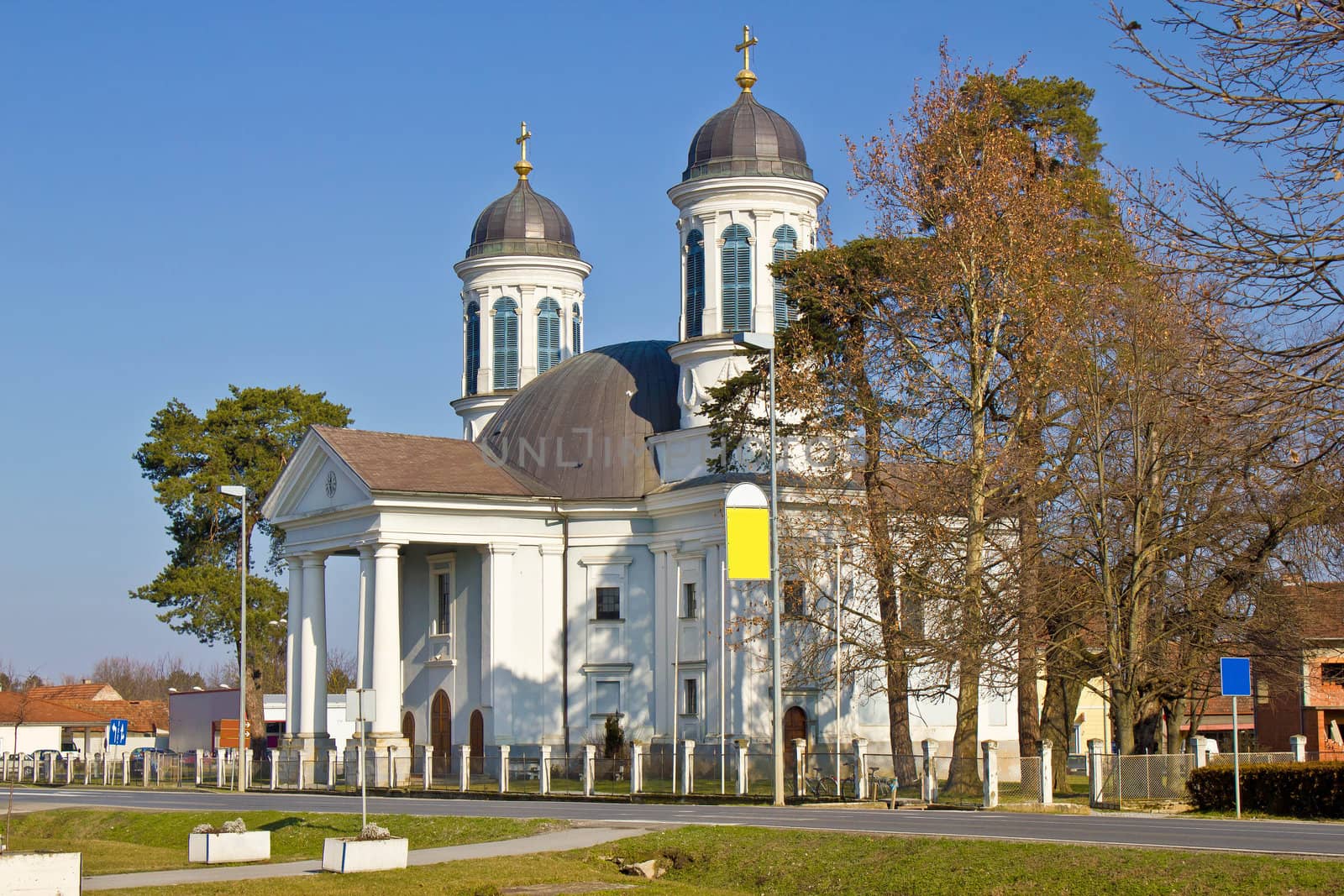 Church in Suhopolje, Podravina region by xbrchx