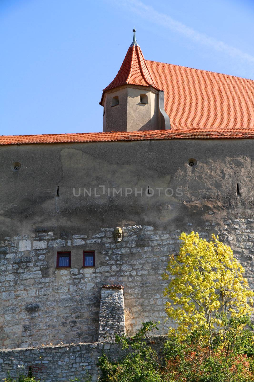 Castle Harburg in Bavaria, Germany, Europe.