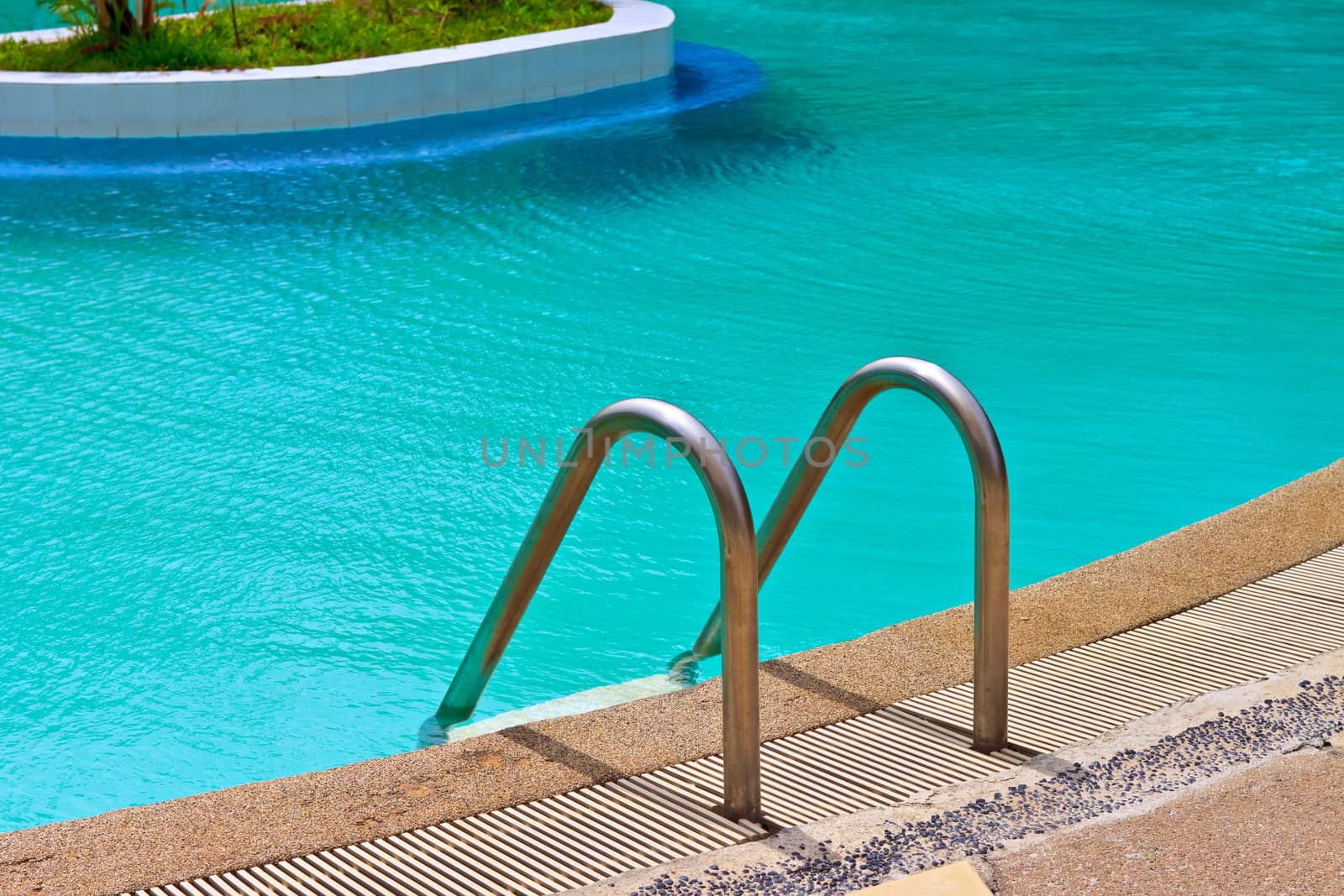 swimming pool in hotel 