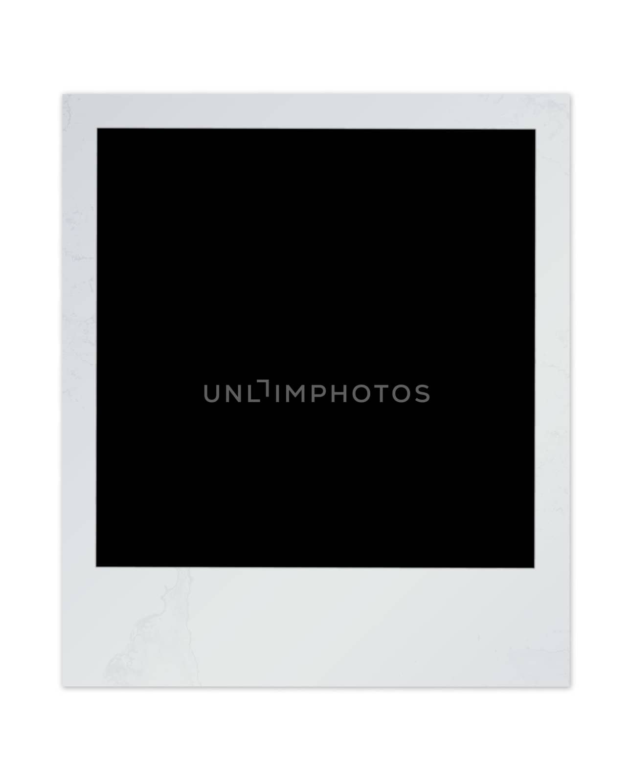 Photo (instant) isolated on white background