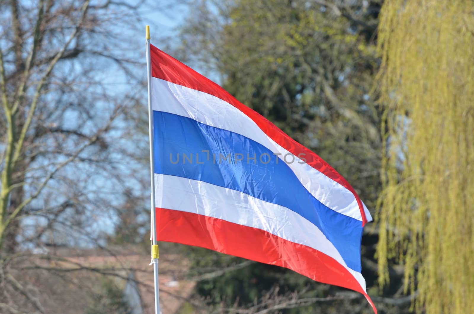 Generic red white and blue flag