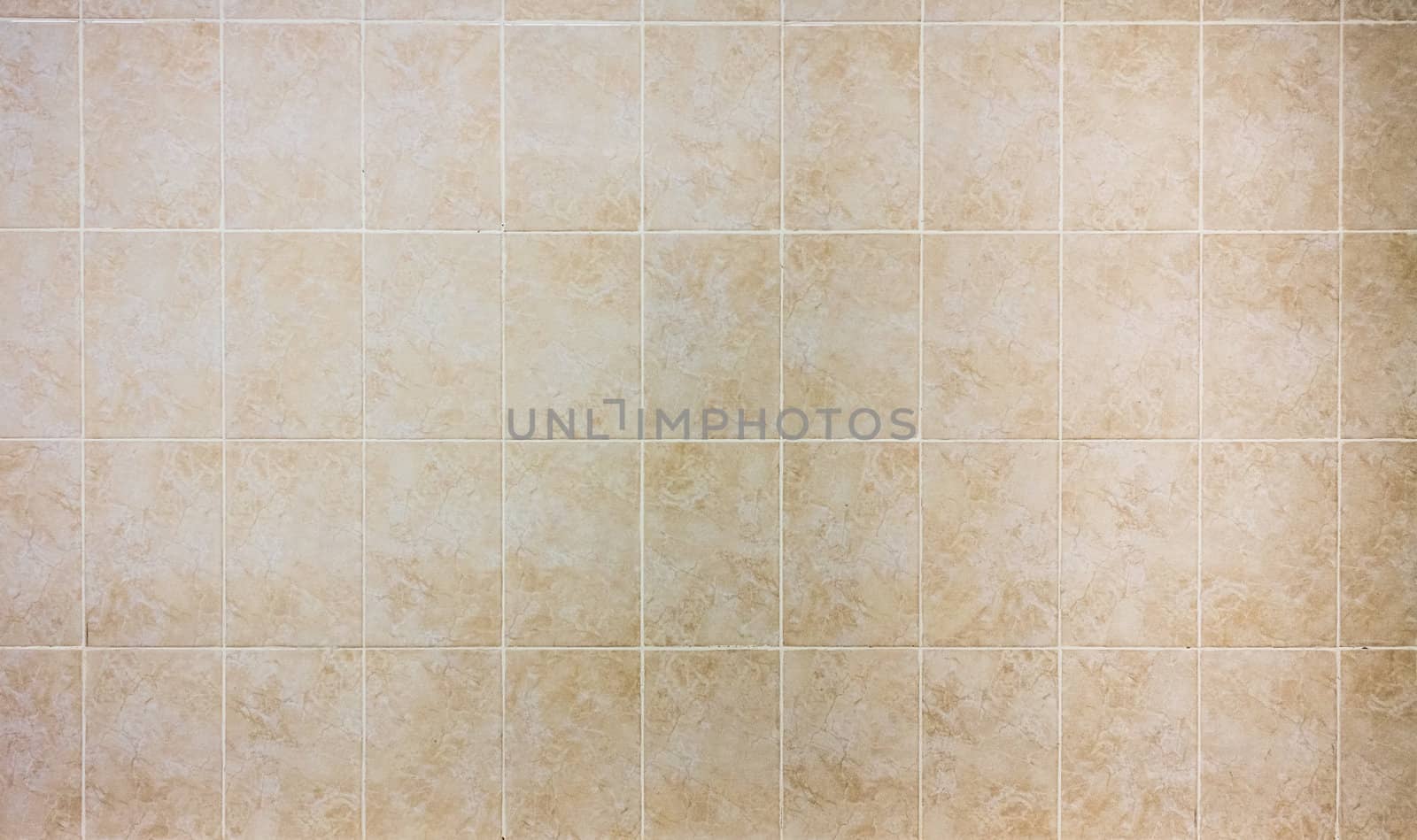 Brown Square Tile Wall Background