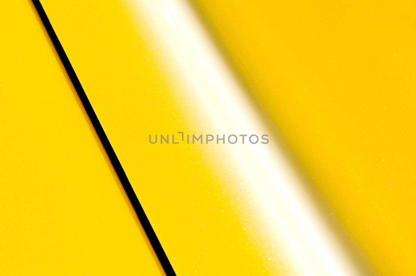 bright yellow glittering vehicle panel abstract
