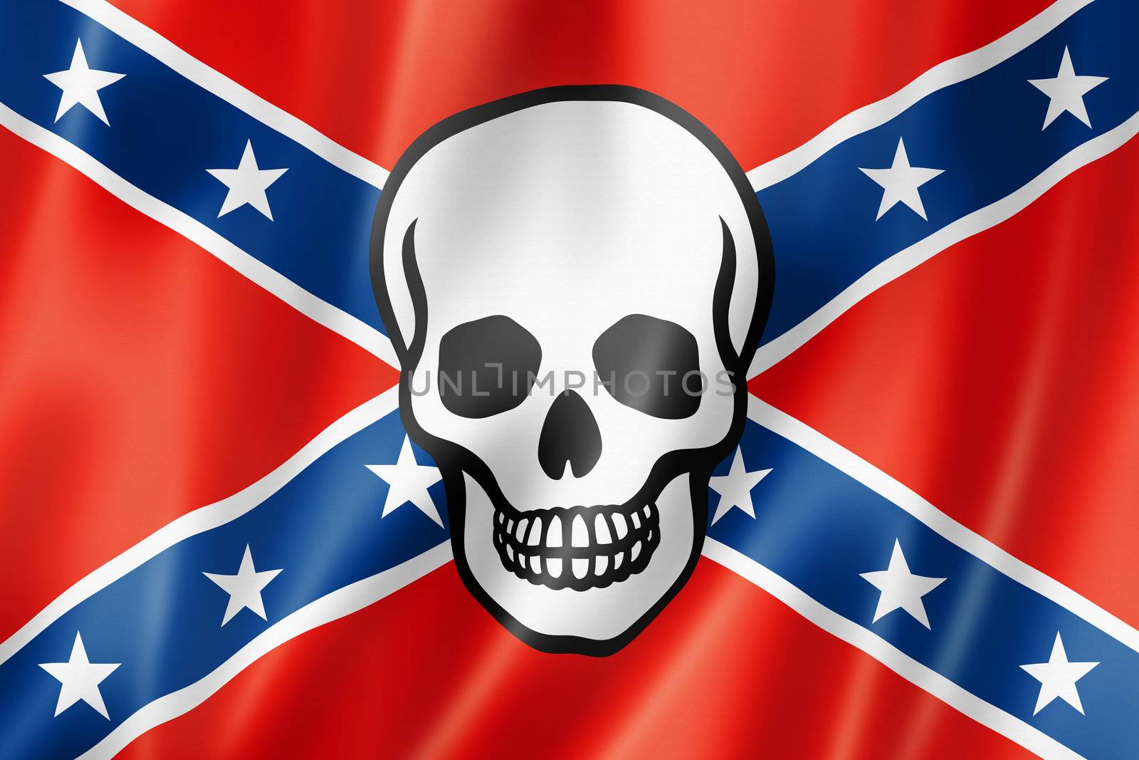 Confederate death flag by daboost