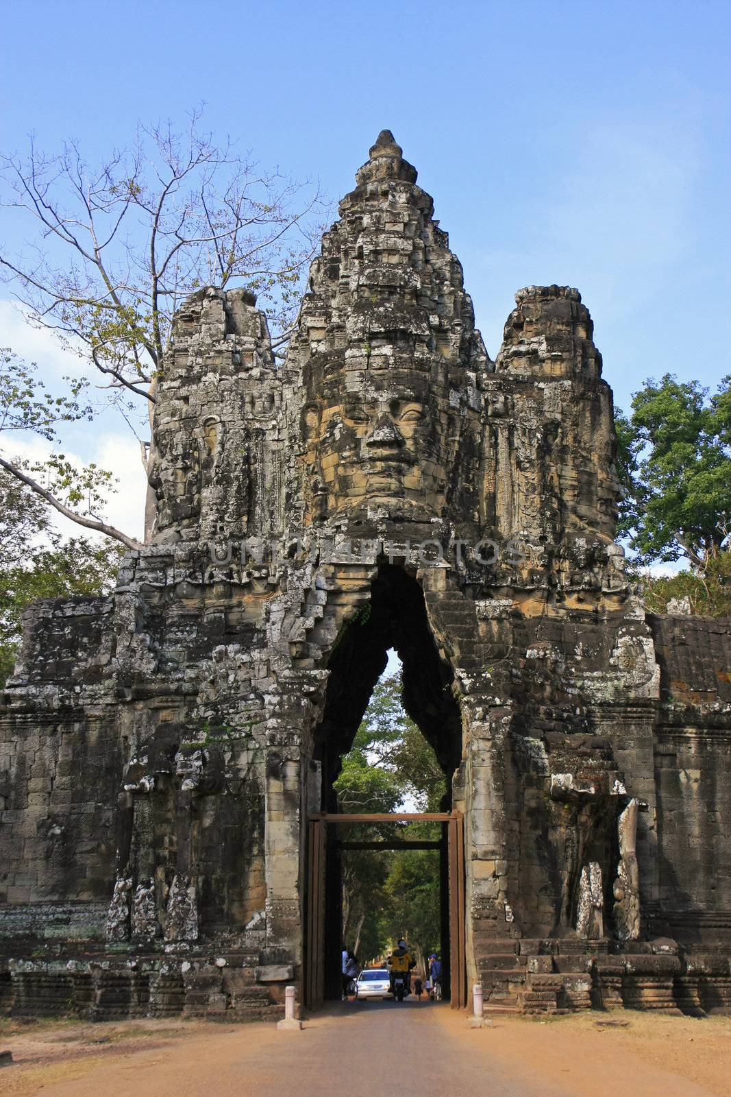 South Gate of Angkor Thom, Angkor area, Siem Reap, Cambodia