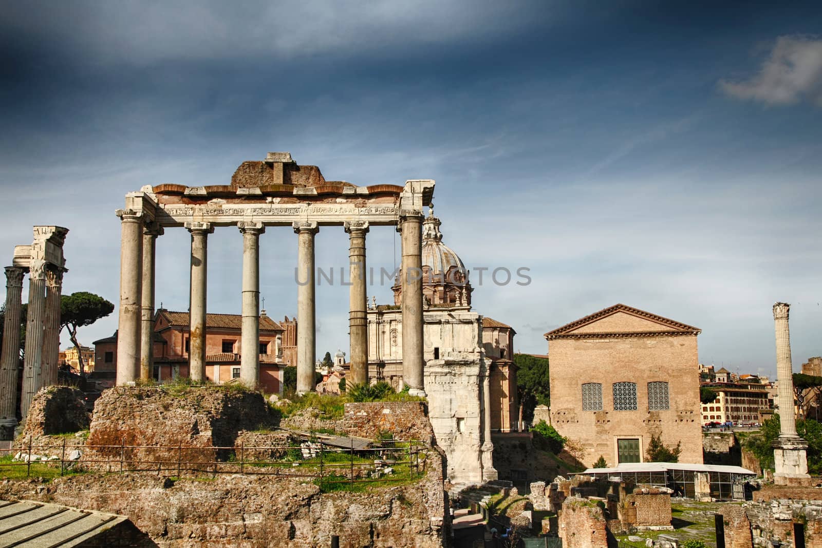 Foro romano,Roman Forum in Rome