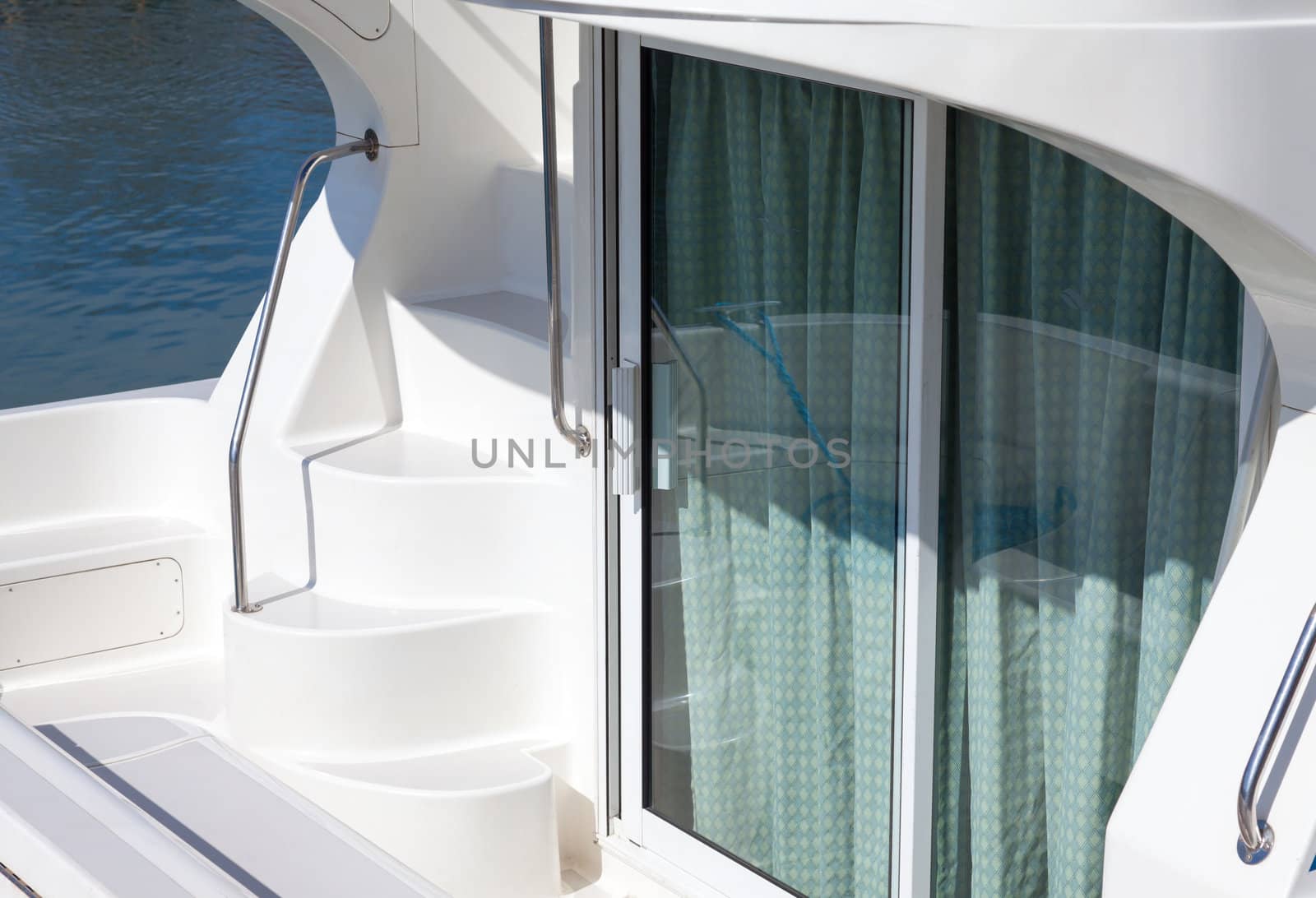 Stern on a luxury boat by Discovod