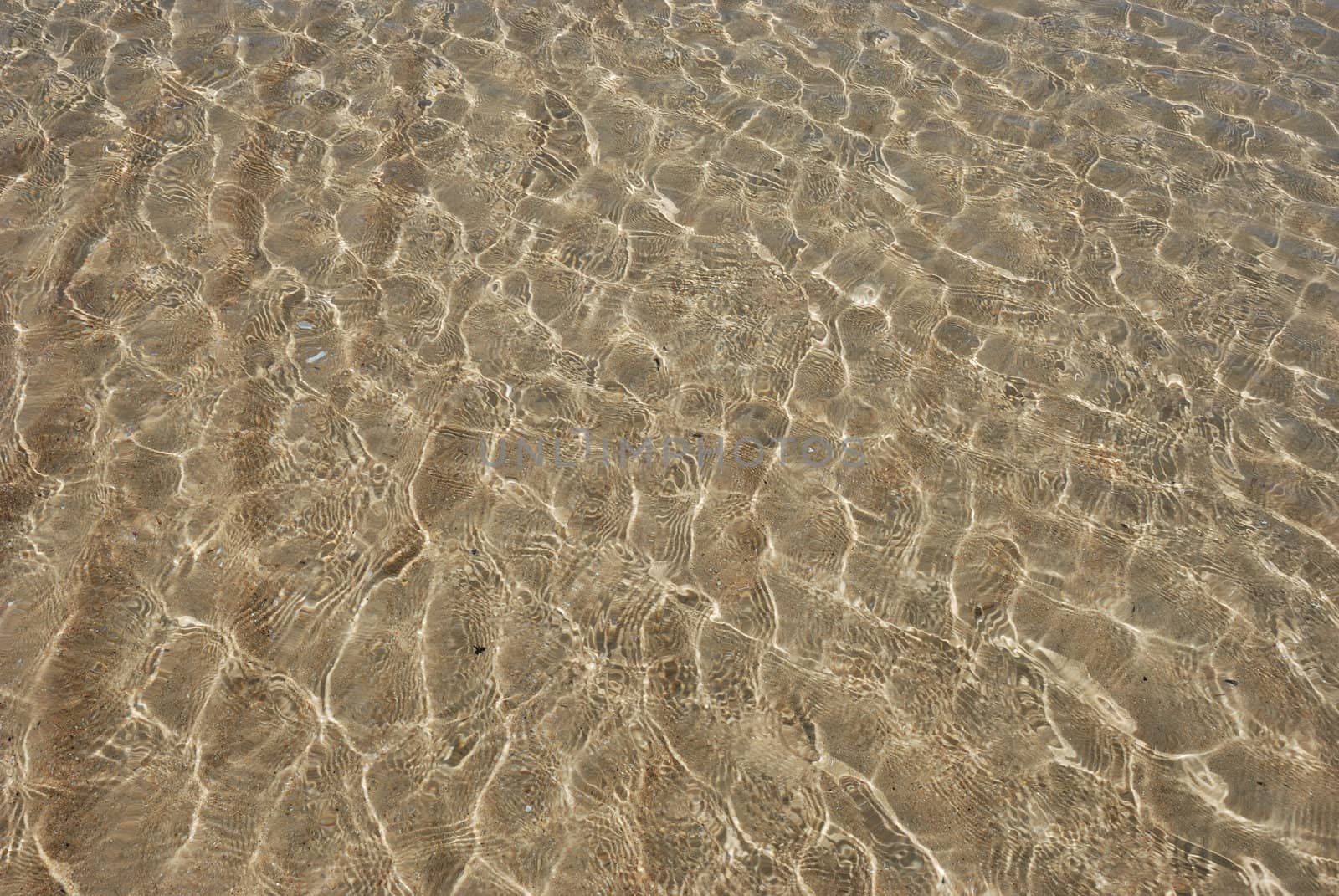 Sand with mark 