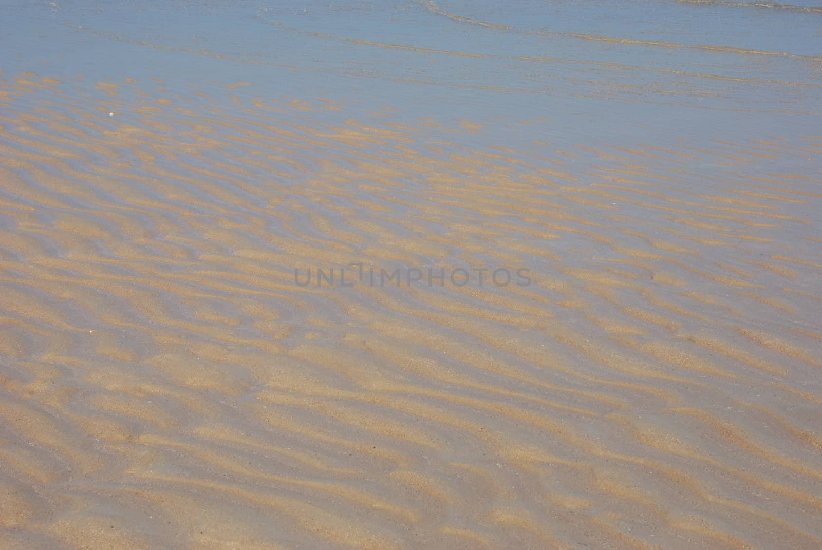 Sand with mark 