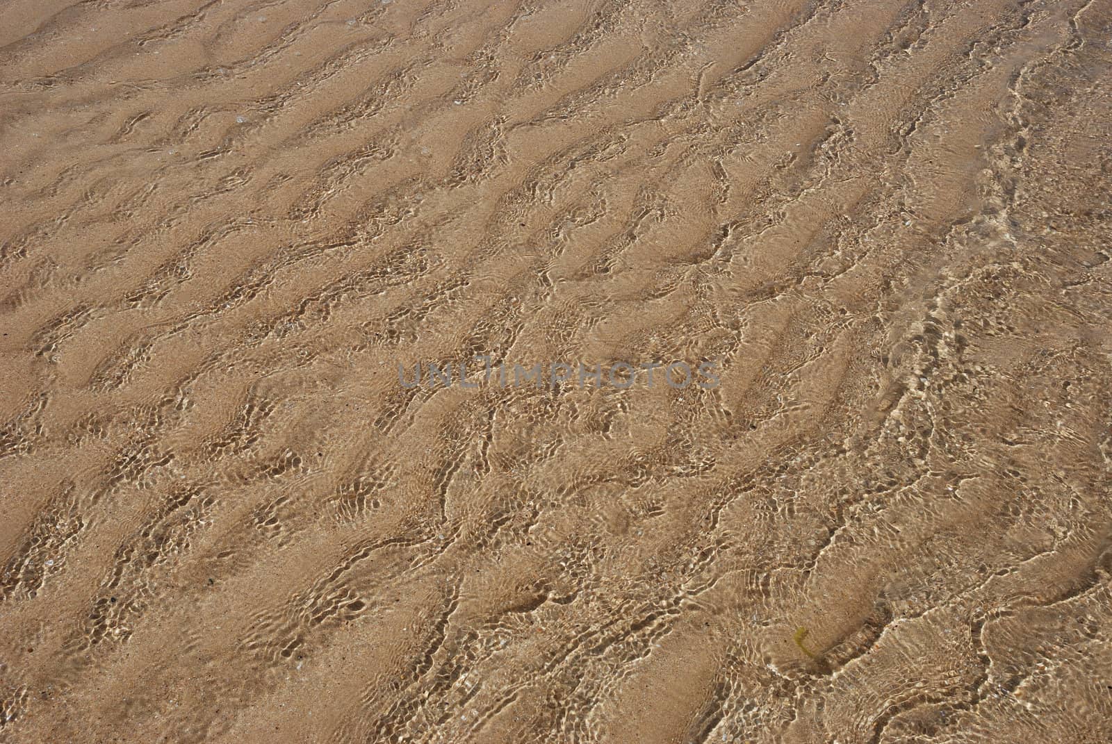 Sand with mark 