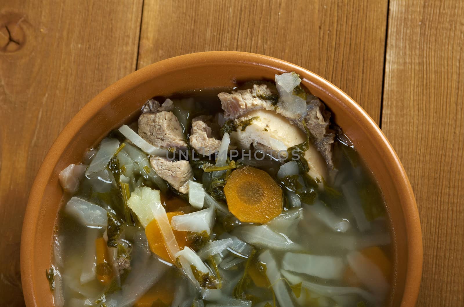  Russian national cabbage soup - Green sorrel   stchi