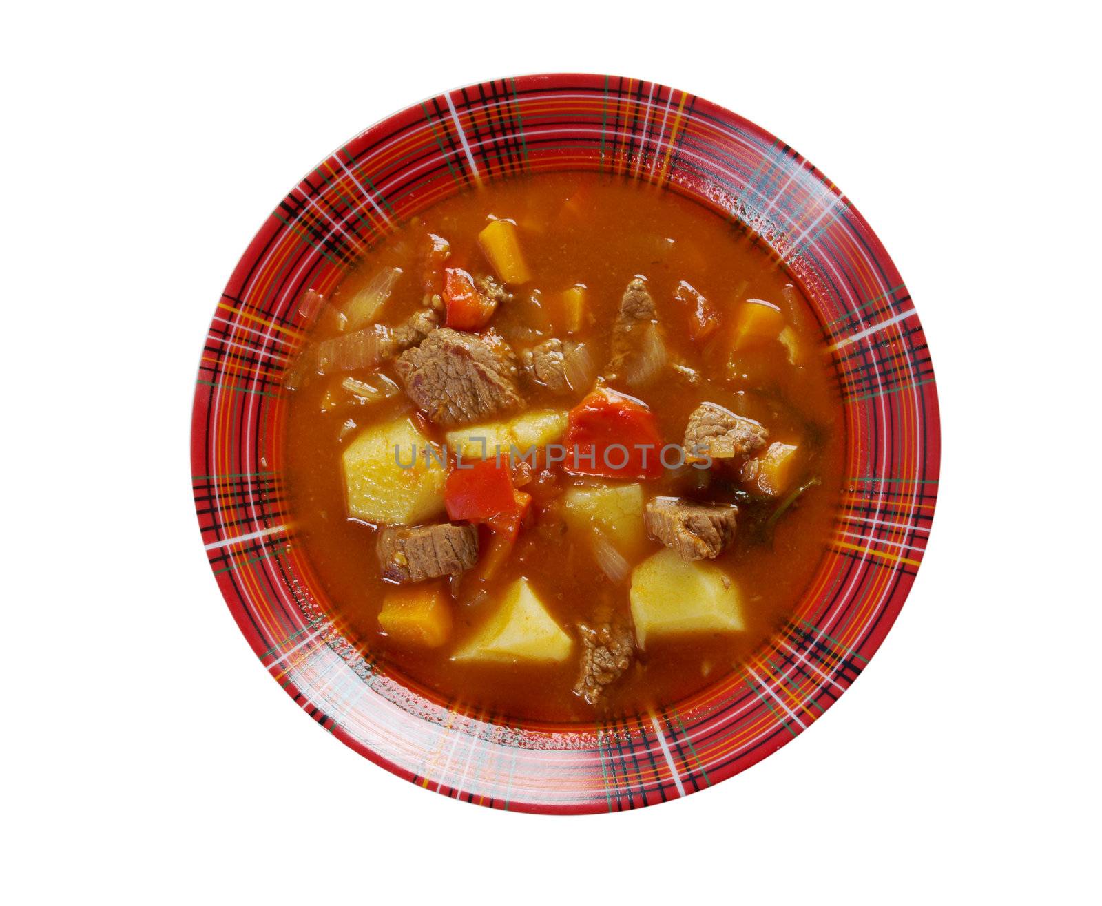 Traditional Bulgarian soup chorba.shurpa soup