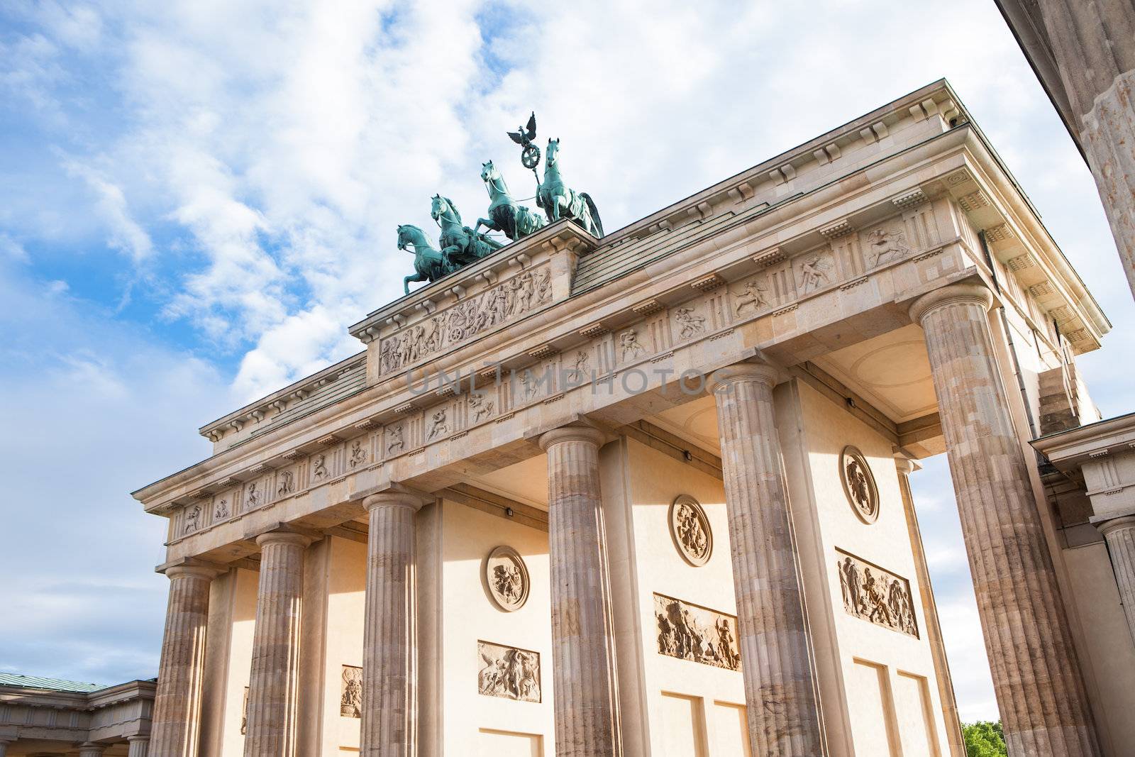 Brandenburg gate in Berlin by AndreyPopov