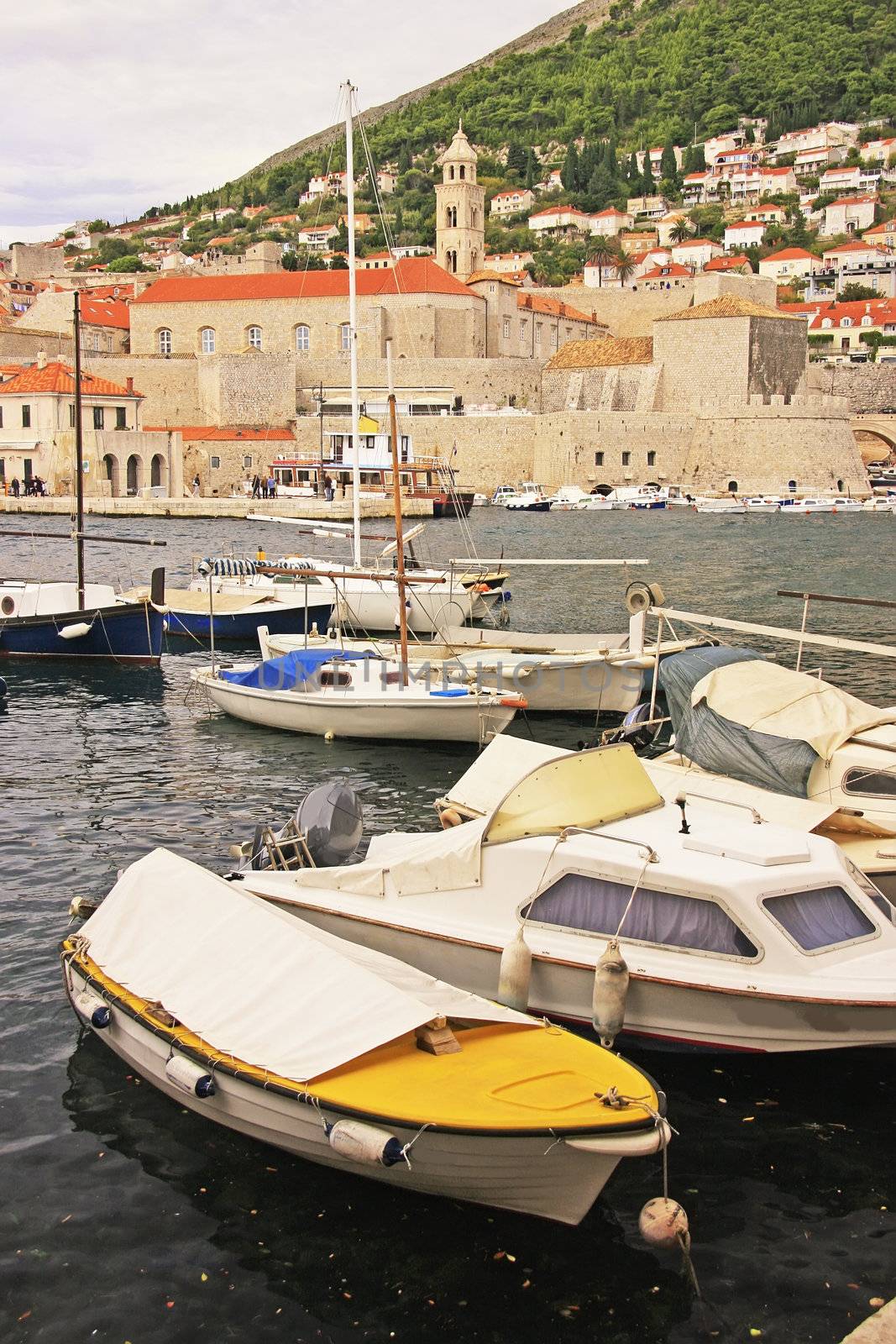 Old Harbour at Dubrovnik, Croatia by donya_nedomam