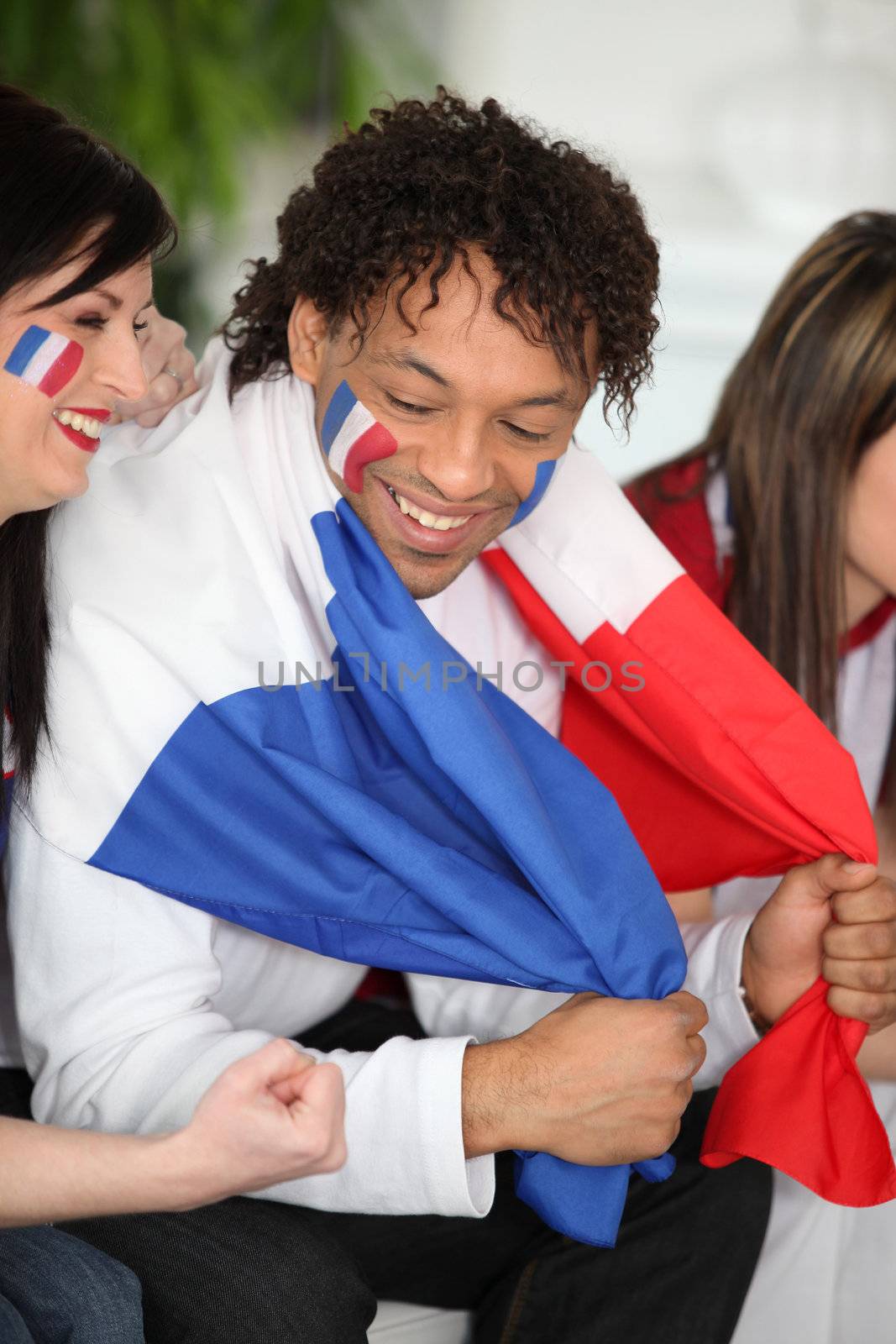 French supporters by phovoir
