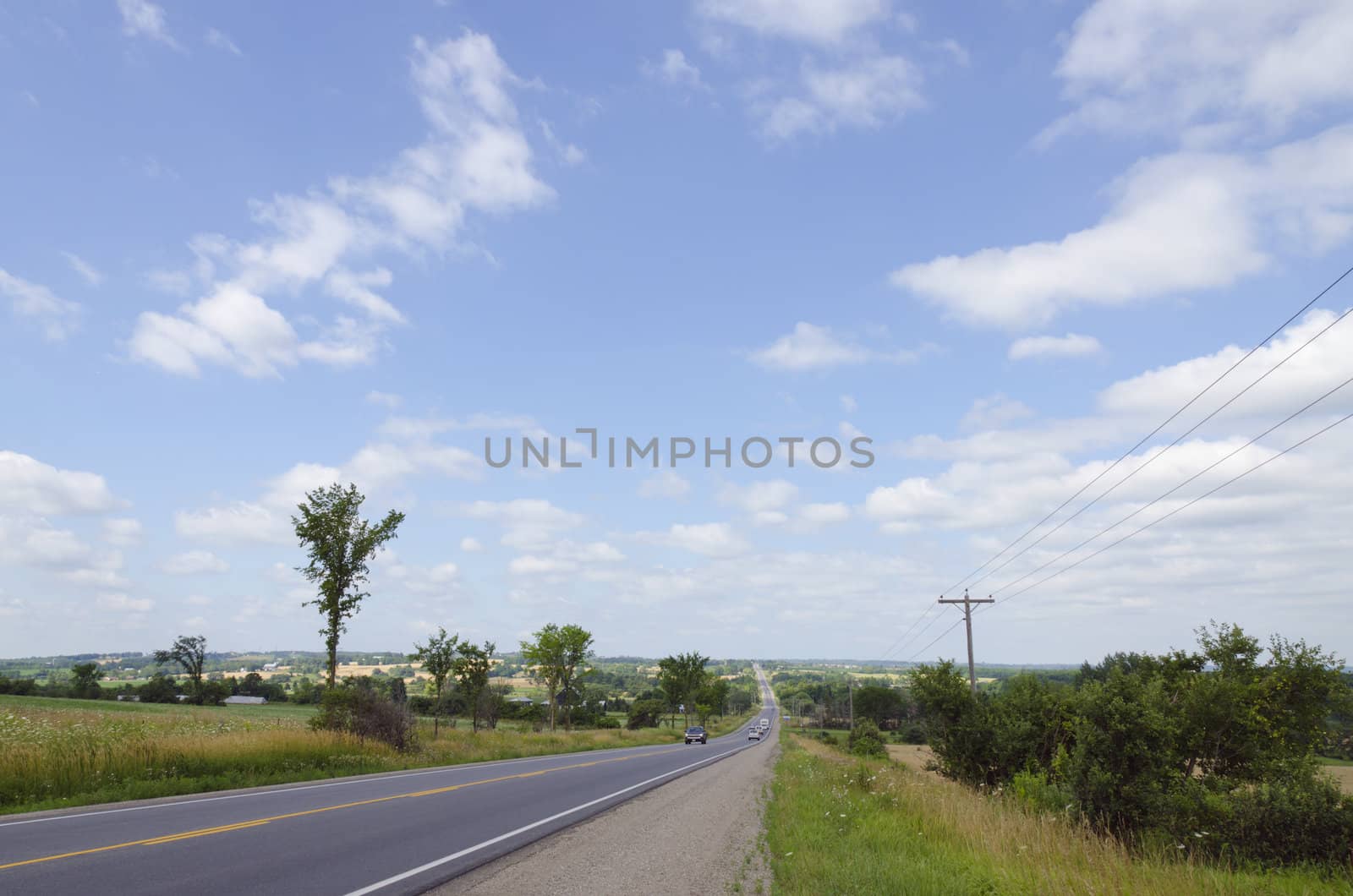 Canadian highway in south Ontario