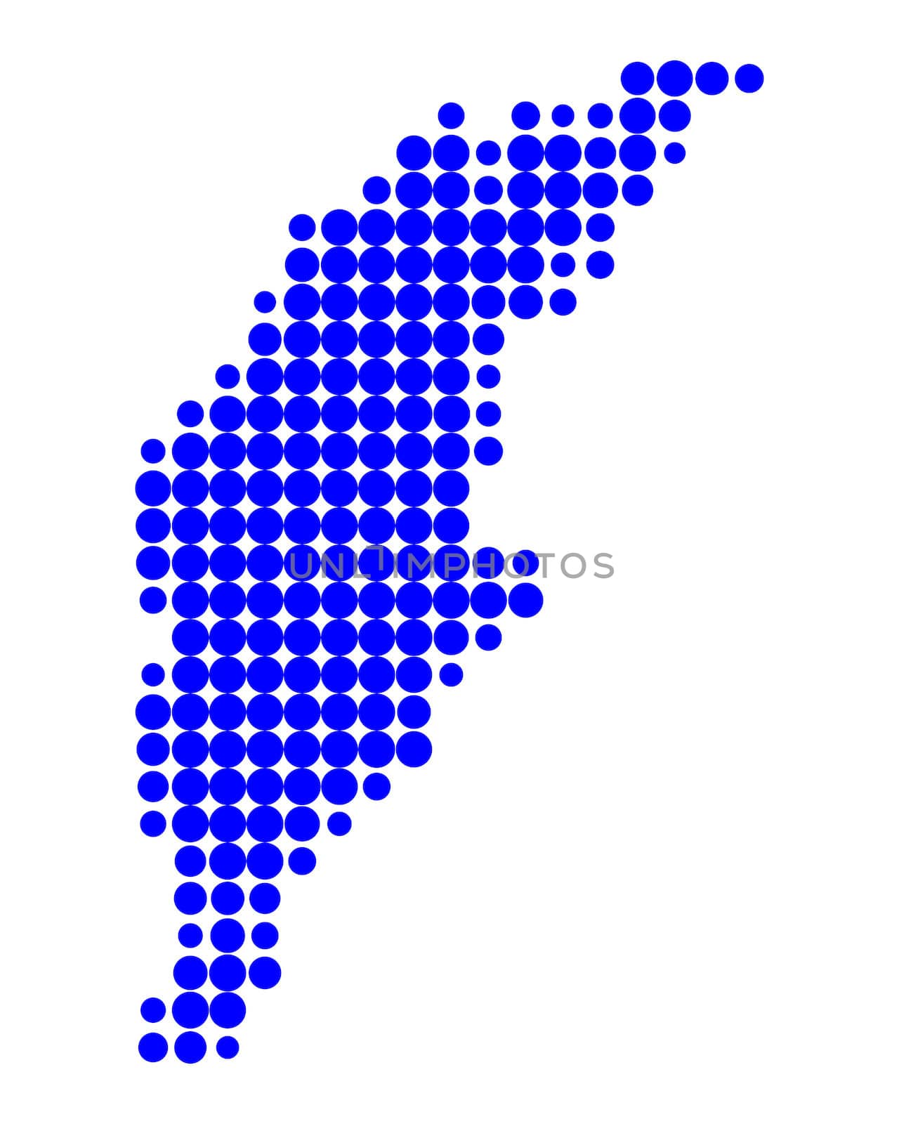 Map of Gotland by rbiedermann