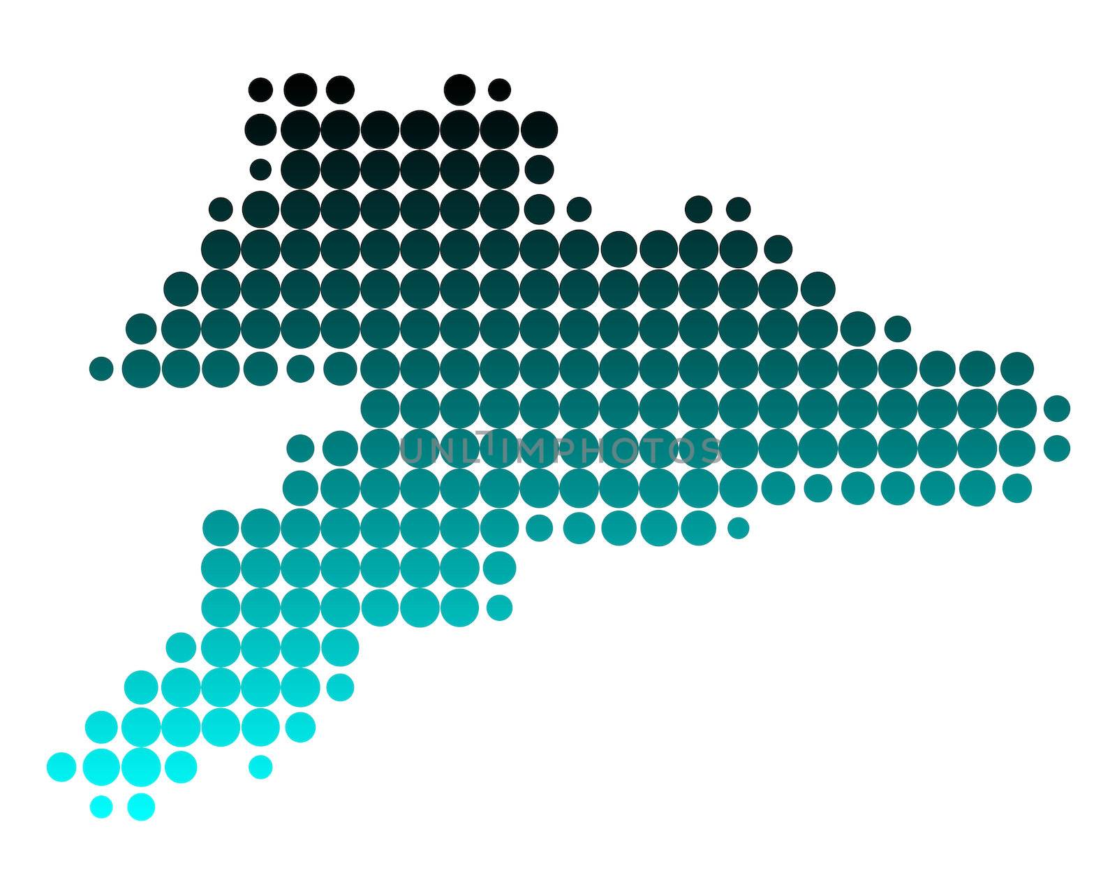 Map of Jura