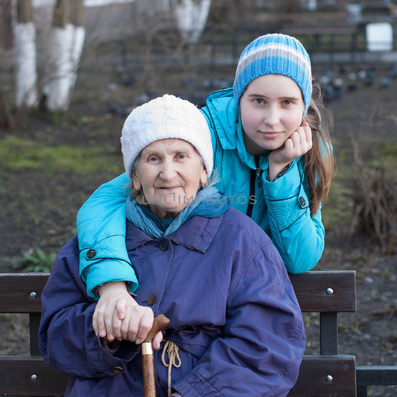 Grandmother and granddaughter by raduga21