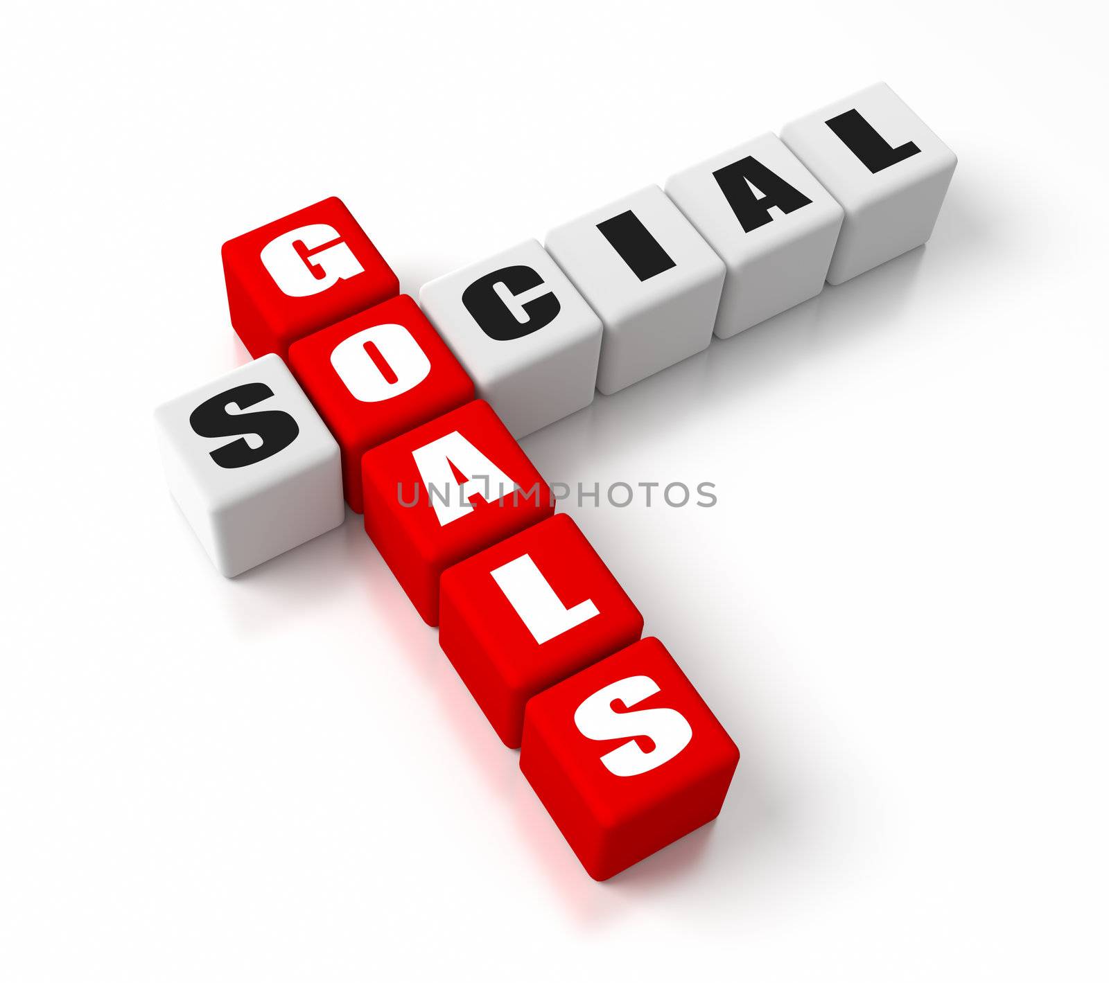 Social Goals crosswords. Part of a business concepts series.