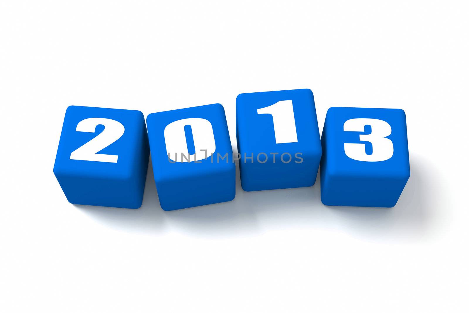 New Year 2013 Blue Cubes by OutStyle