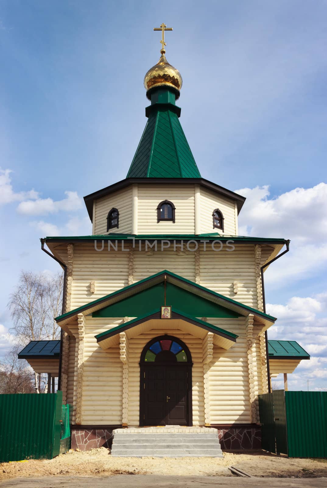 The new church had just been built in the village