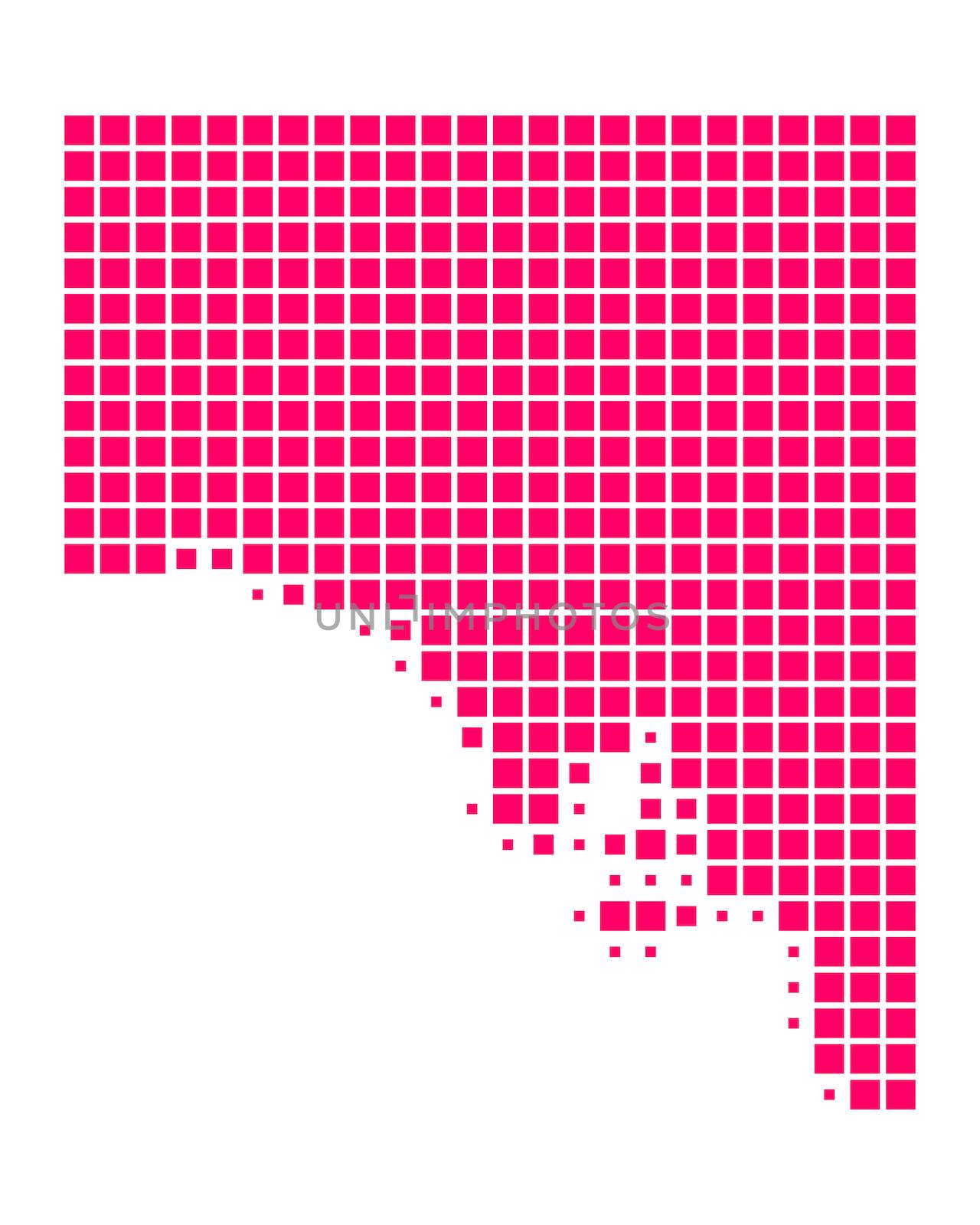 Map of South Australia by rbiedermann