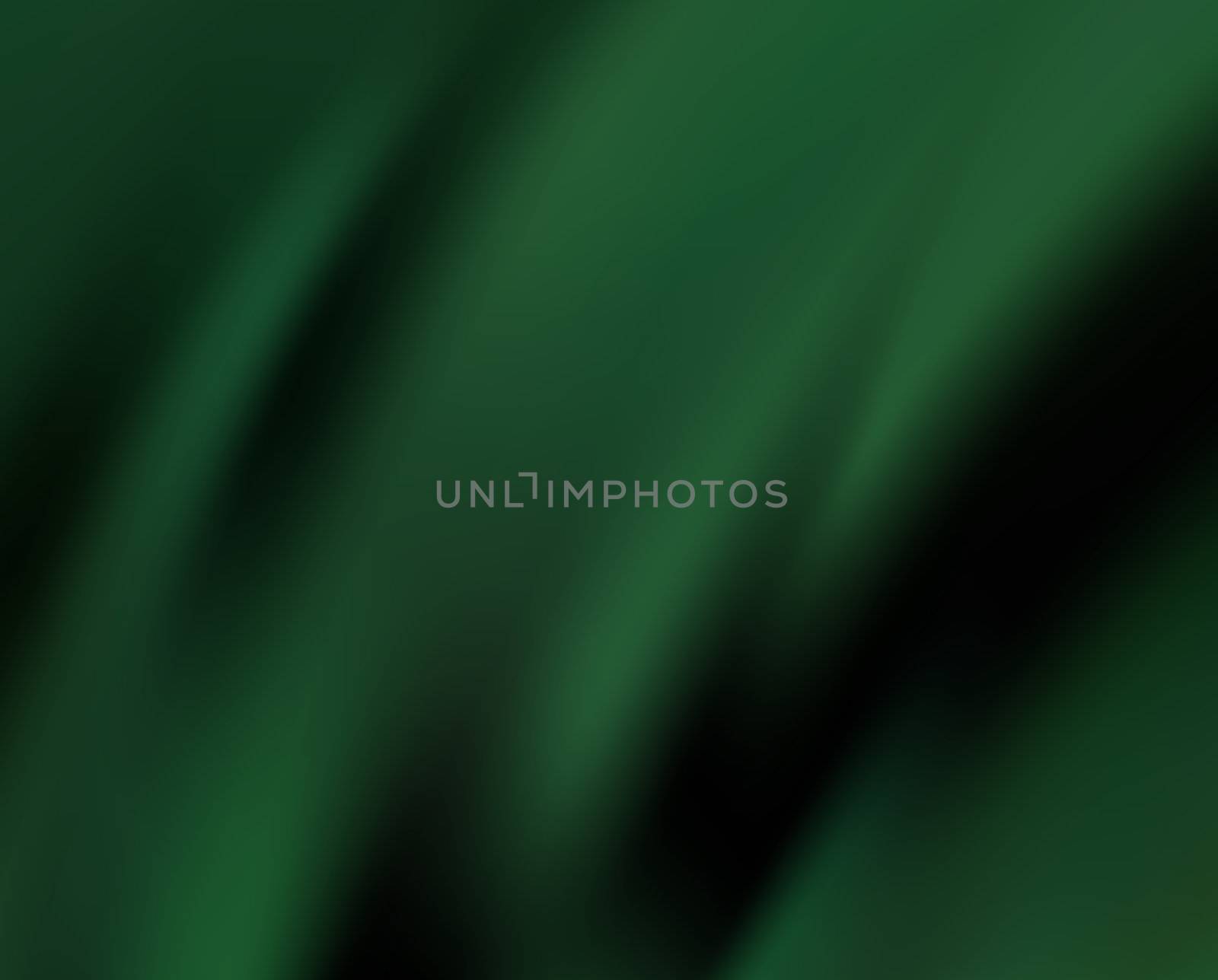 Green Silk Fabric for Drapery Abstract Background