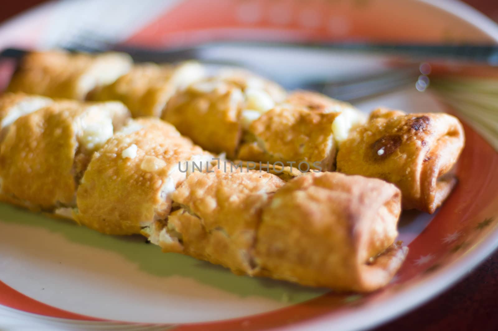 potato with cheese rolls in India
