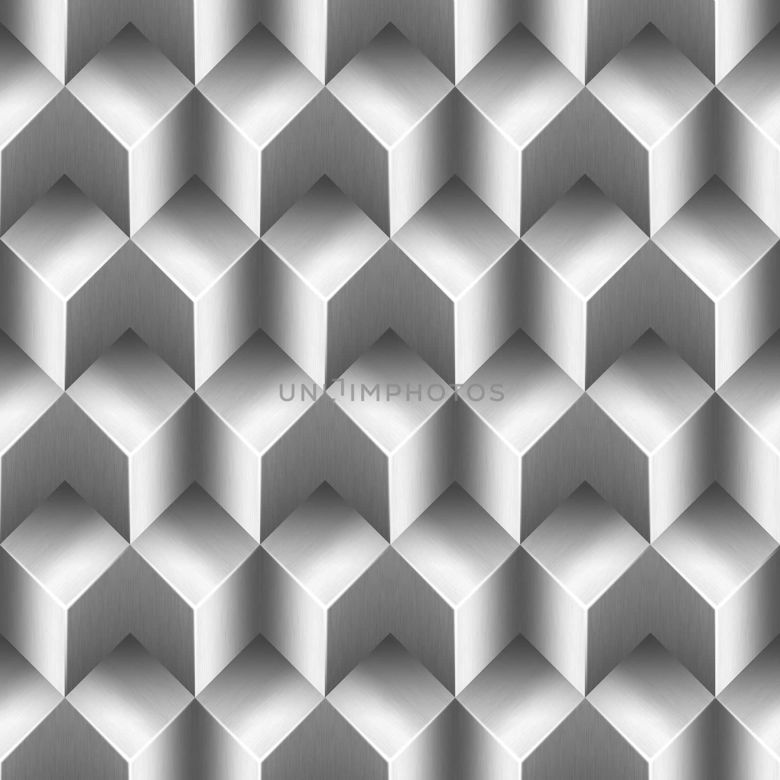 Background to cover or page with metallic geometrical forms