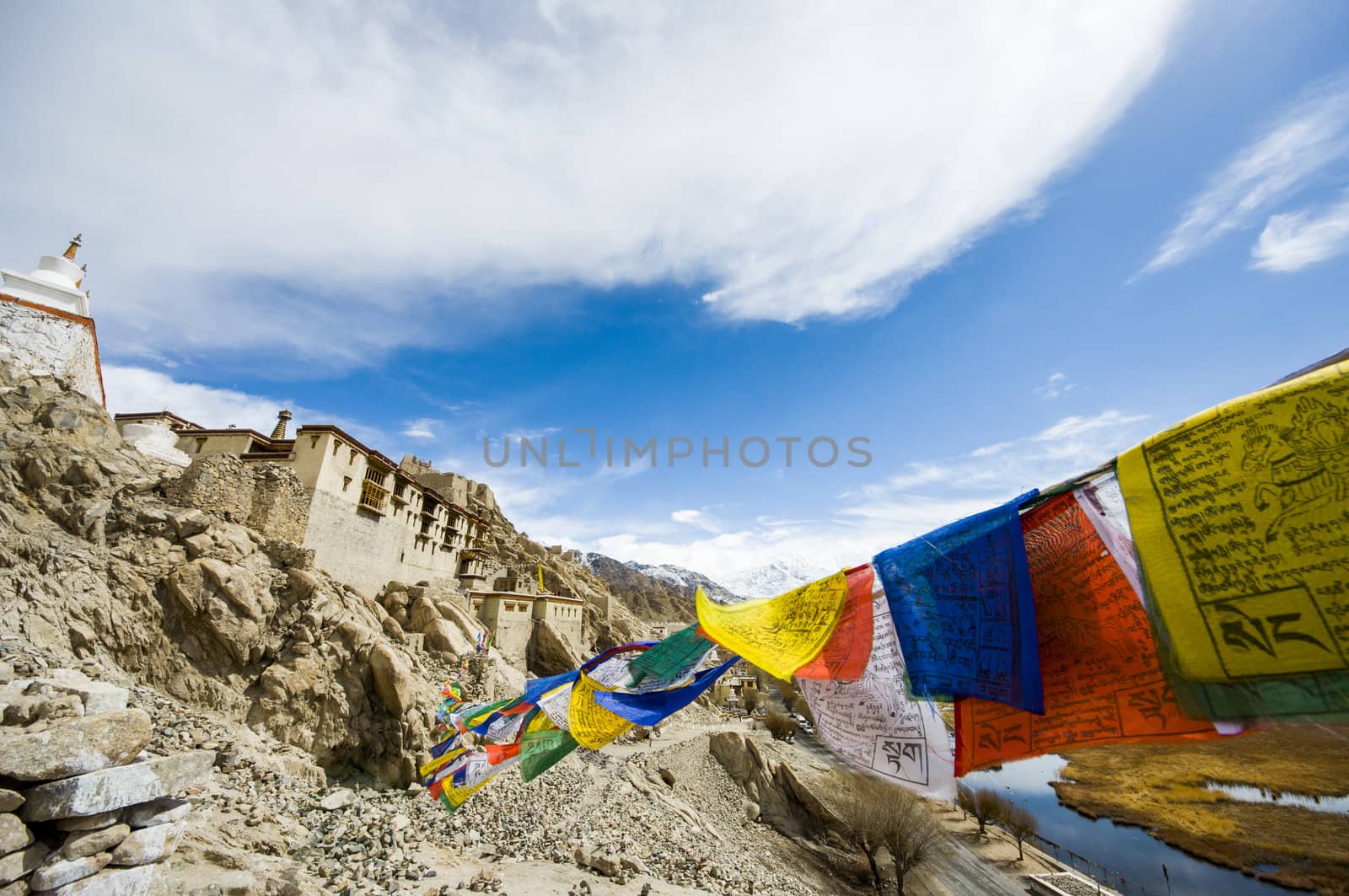 the Shey palace in Leh, India