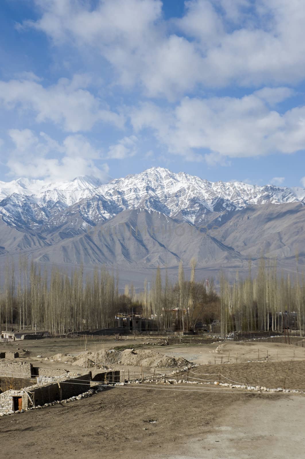 landscape view of Leh, India