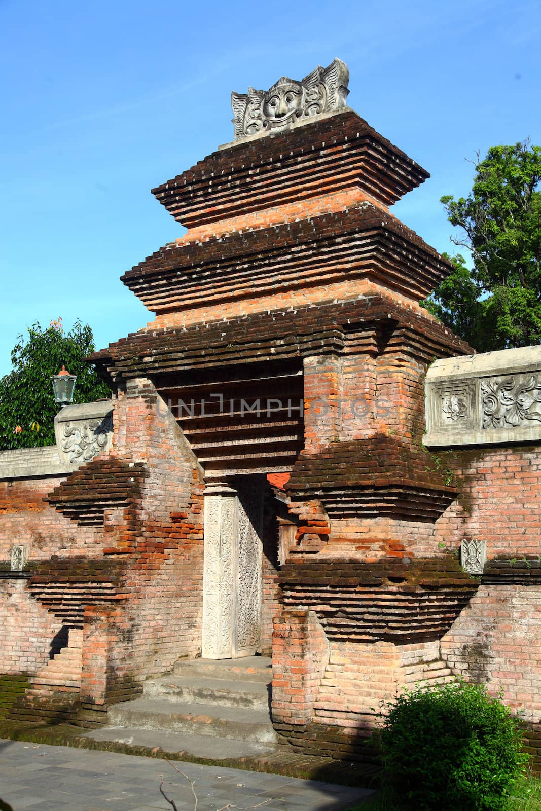 Cemetery entrance gate some king of Mataram in Yogyakarta