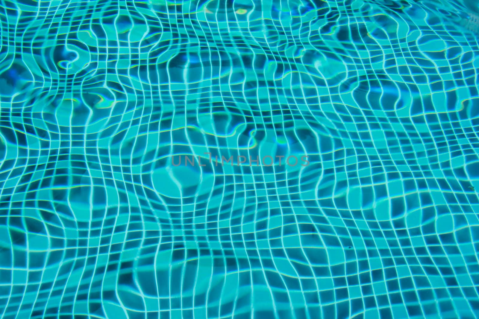 Blue pool water background