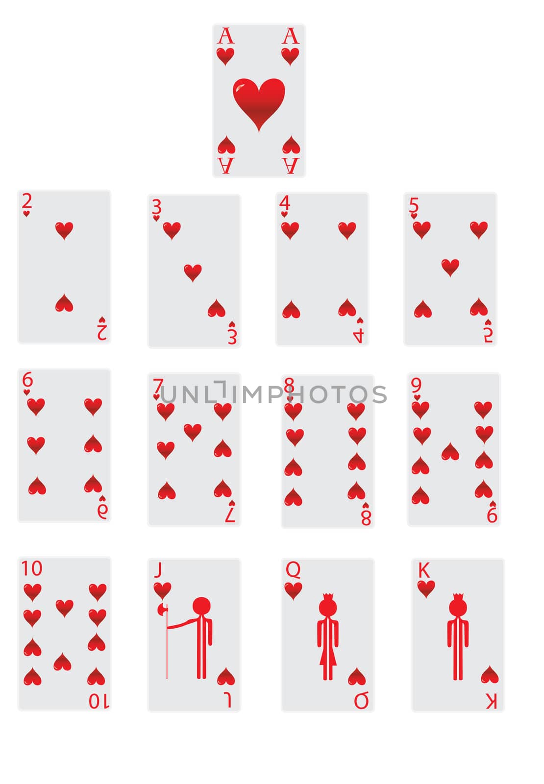 all heart cards poker