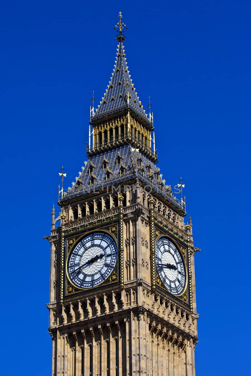 The magnificent Big Ben (Elizabeth Tower) in London.