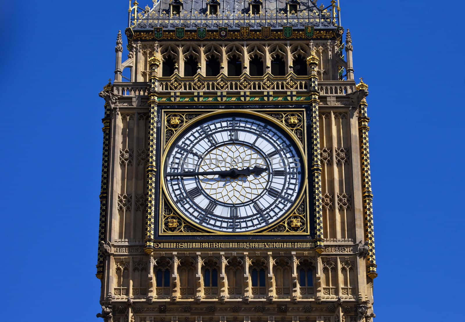 Big Ben Clock Face in London by chrisdorney