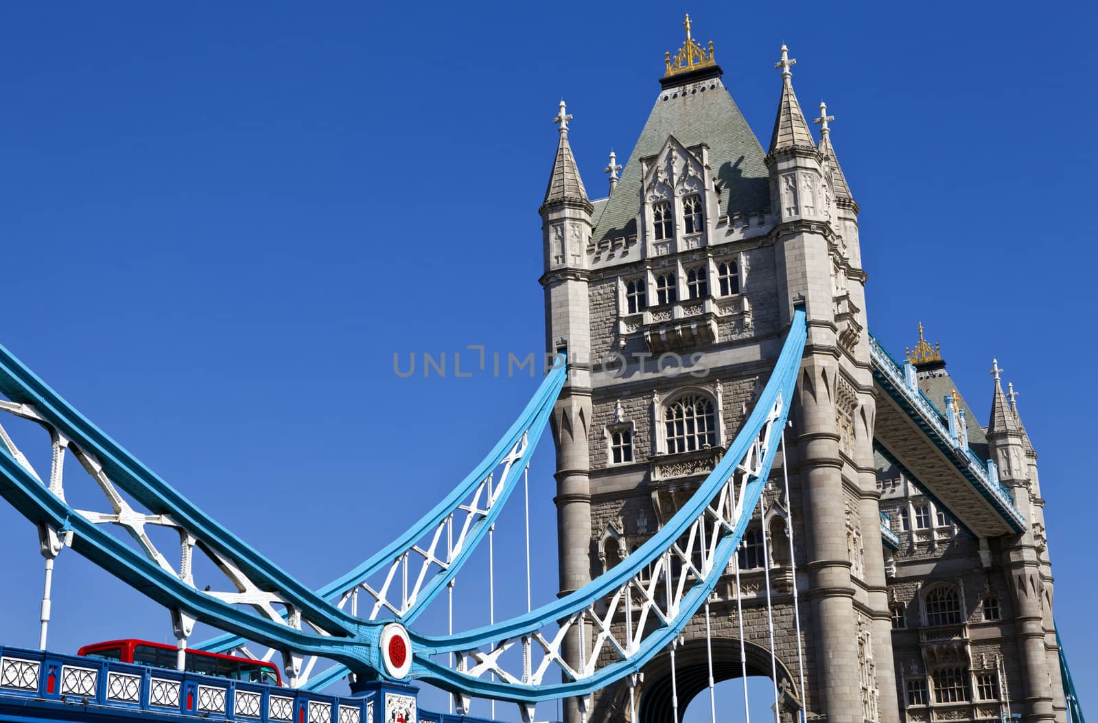 The magnificent Tower Bridge in London.