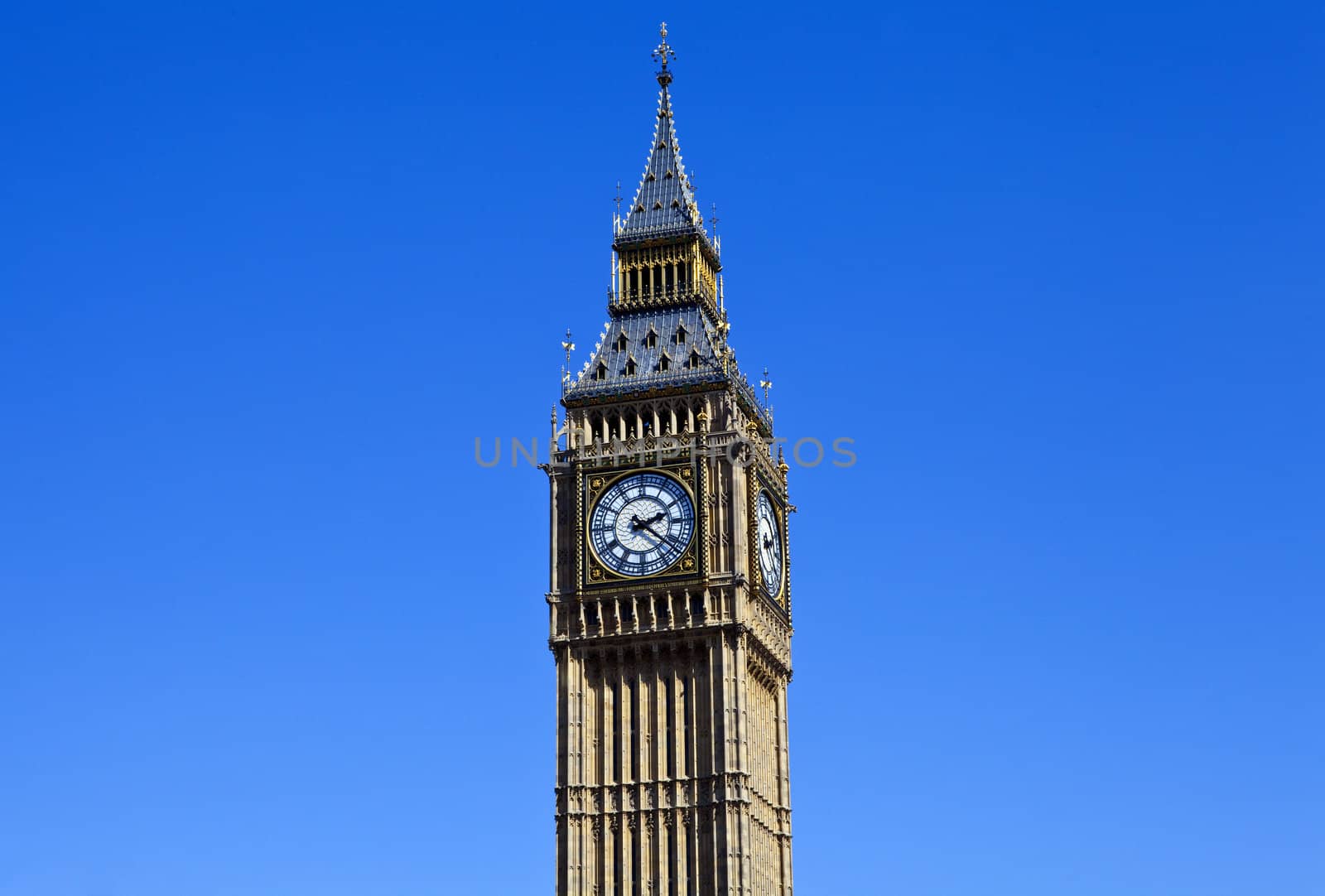 Big Ben (Houses of Parliament) in London.