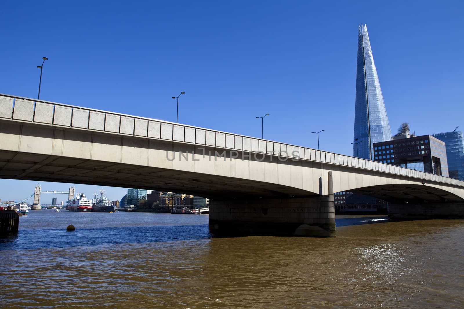 London Bridge, The Shard and Tower Bridge. by chrisdorney