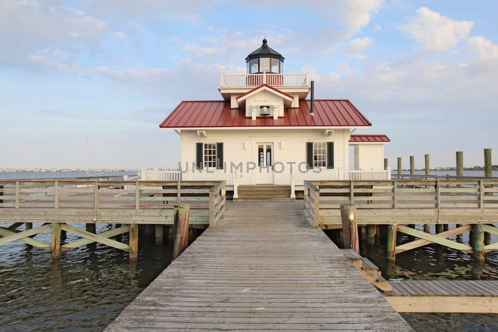 The Roanoke Marshes Lighthouse in Manteo, North Carolina by sgoodwin4813