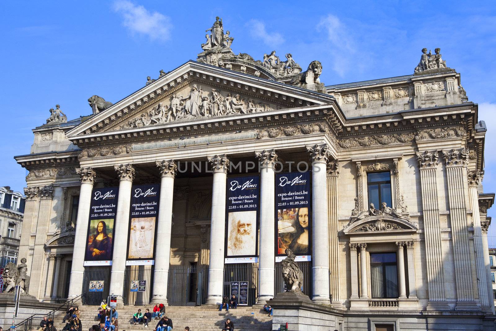 The Bourse in Brussels, which houses the country's Stock Exchange.