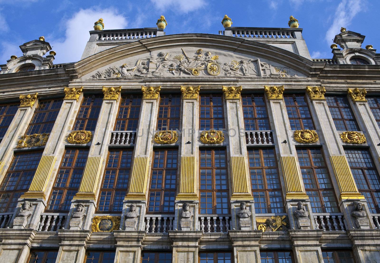 Historic Building on Grand Place in Brussels by chrisdorney