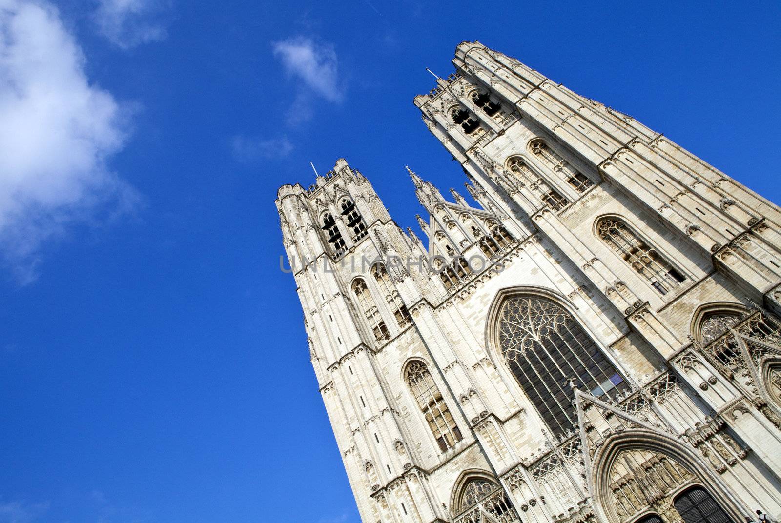 The impressive St. Michael and St. Gudula Cathedral in Brussels, Belgium.