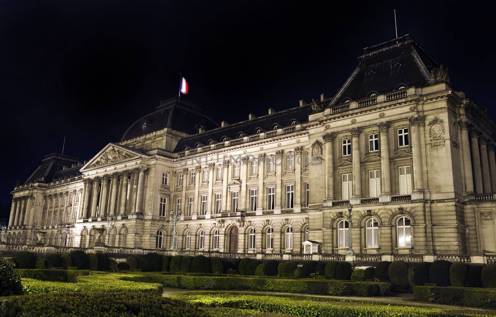The Royal Palace of Brussels.