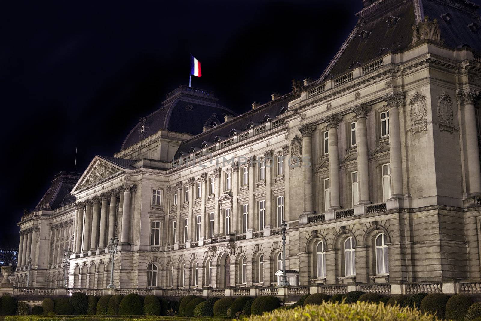 The Royal Palace of Brussels.